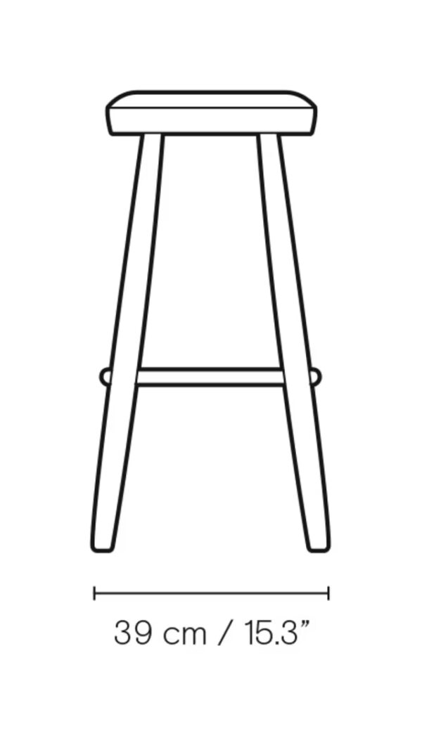 Barstol - Wegner - CH56 - Høj - Image 12