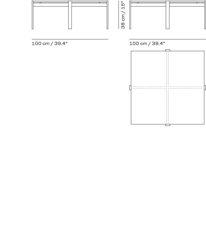 Sofabord – Poul Kjærholm - PK65™ (udstillingsmodel) - Billede 5