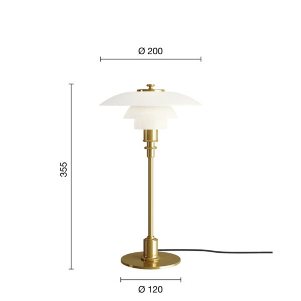Bordlampe - PH 2/1 - Poul Henningsen - Image 9