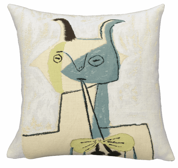 Poulin Design - Picasso - Faune jaune et bleu jouant de la diaule
