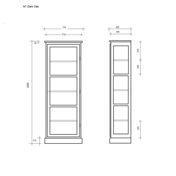 Vitrine – Dark Oak N1 - Image 10