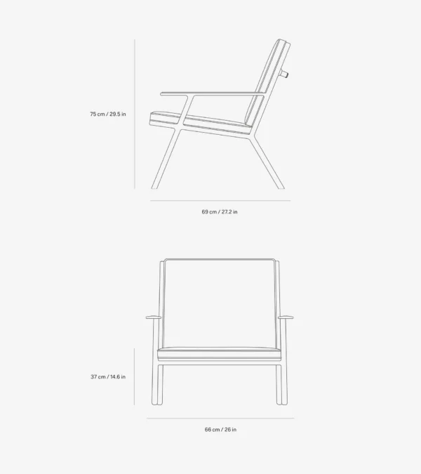 Loungechair - Open-Air - Open End - Vipp713 - Image 12