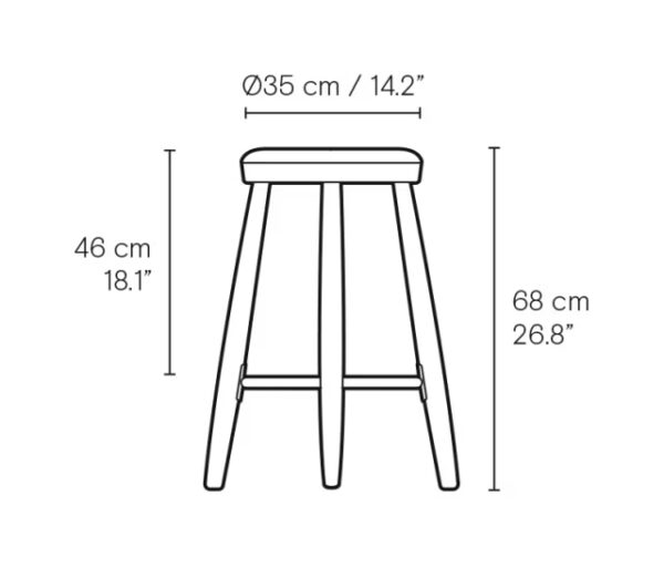 Barstol - Wegner - CH58 - Lav - Image 9