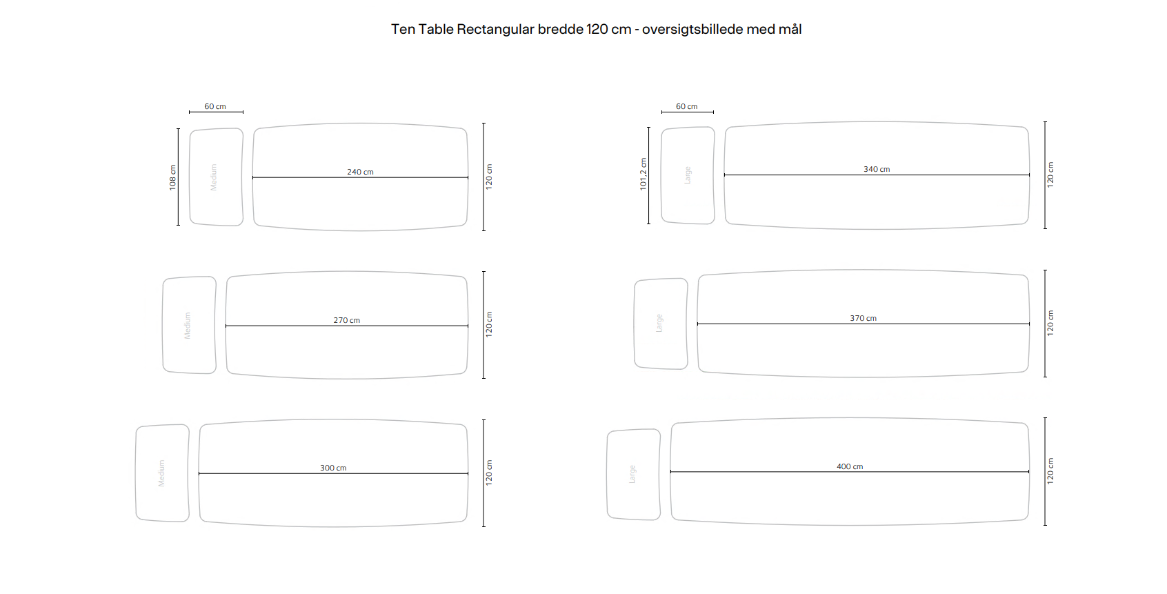 Spisebord - Ten Table Rectangular - Billede 23