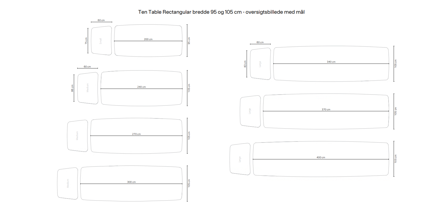 Spisebord - Ten Table Rectangular - Billede 22