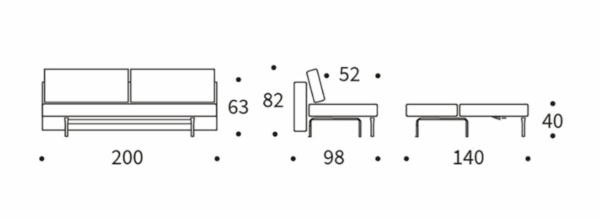 Sovesofa - Model ILB 300 - Black Label - Billede 20
