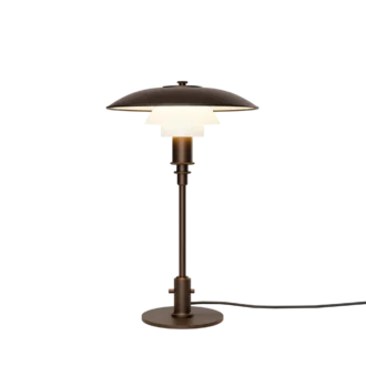 Bordlampe - PH 3/2 Aged Brass opal - Poul Henningsen