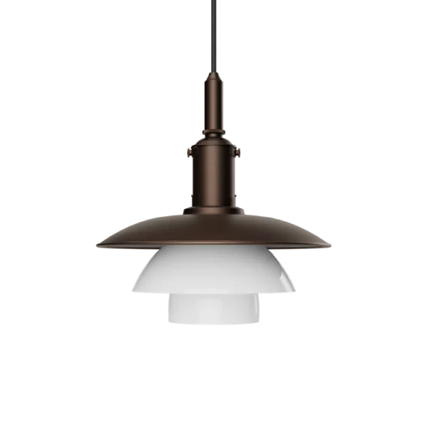 Pendel - PH 3/3 - Aged Brass opal – Poul Henningsen - Billede 3