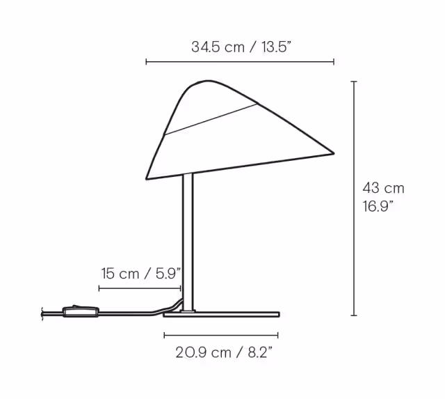 Bordlampe - Wegner - Opala Mini -  HJW01 - Billede 11