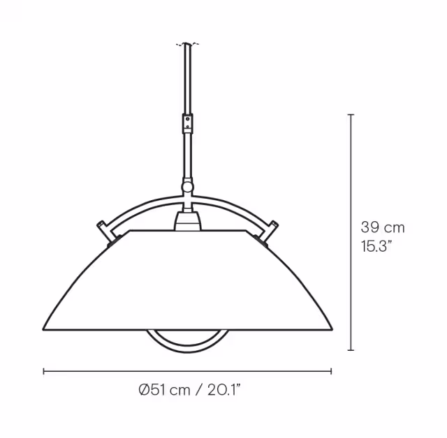 Hejsependel - Wegner - HJW37 - Billede 8