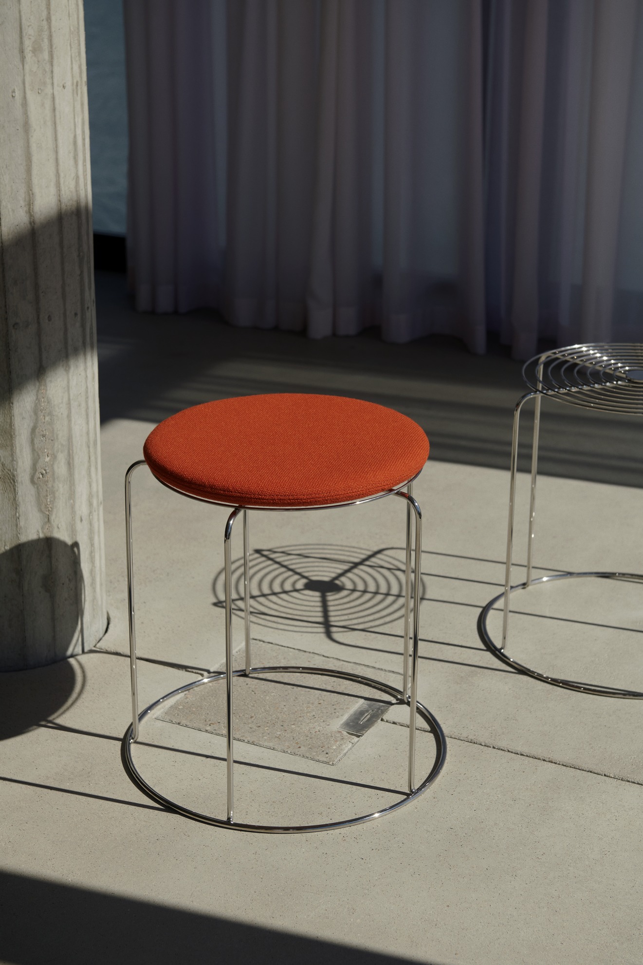 Skammel - Verner Panton - Wire Stool - VP11 - Billede 12