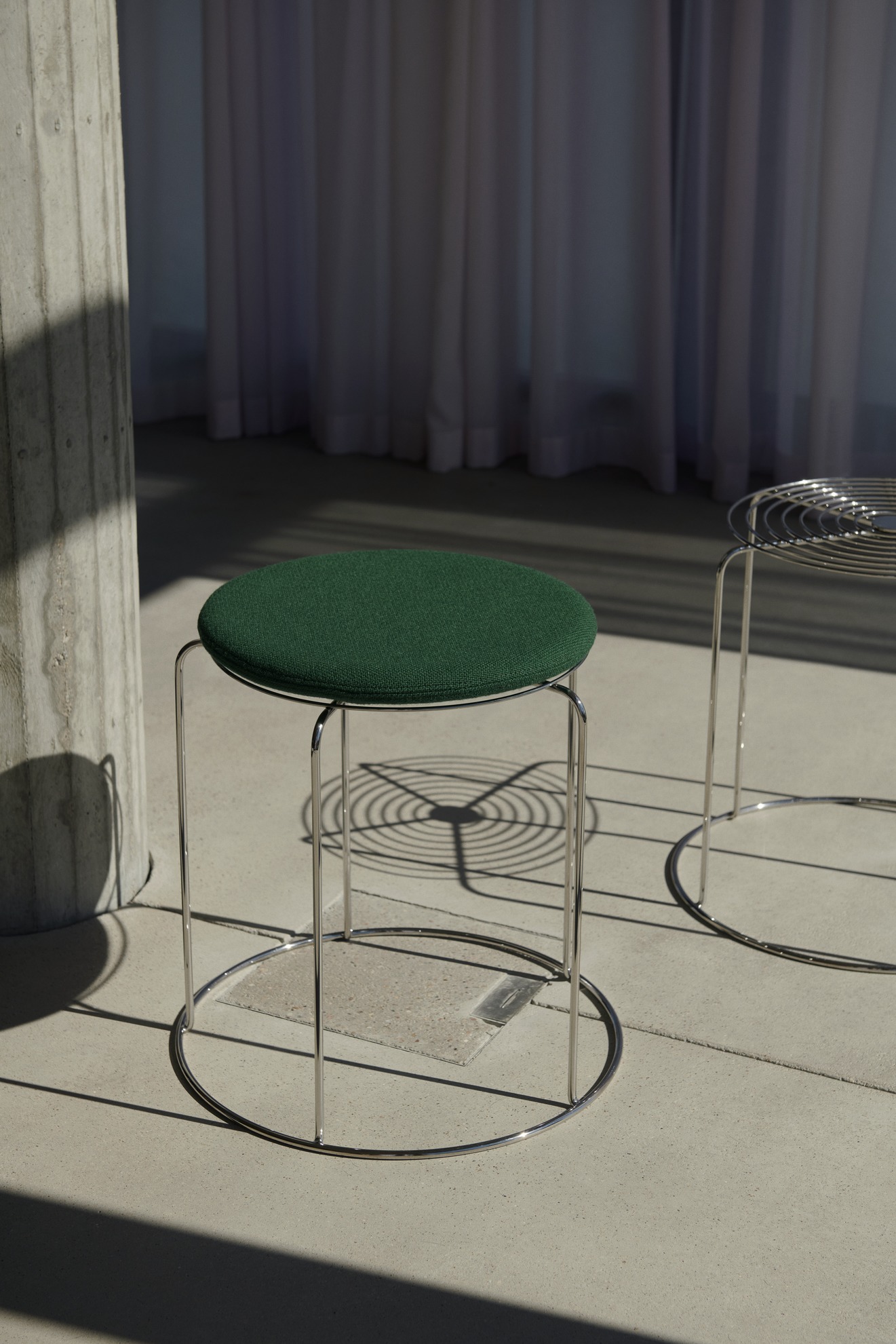Skammel - Verner Panton - Wire Stool - VP11 - Billede 14