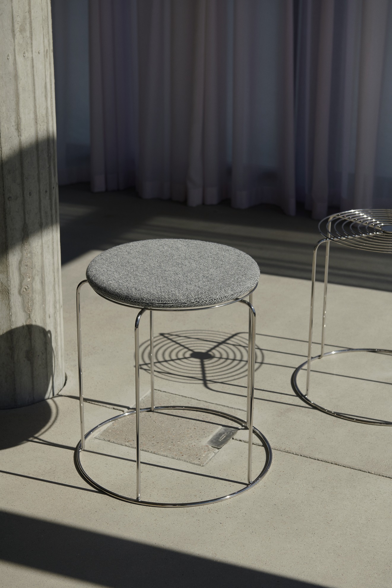 Skammel - Verner Panton - Wire Stool - VP11 - Billede 13