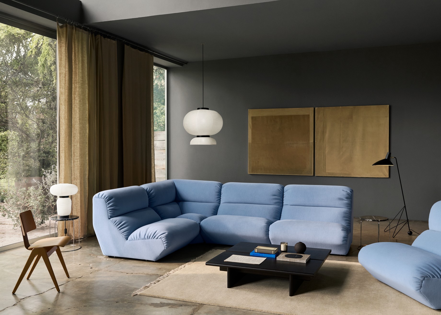 Sidebord - Verner Panton - Wire Stool marmor top - VP11 - Billede 11