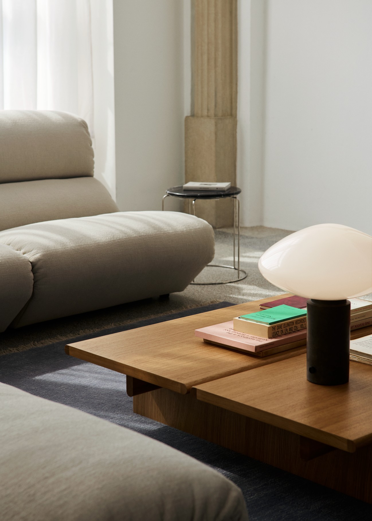 Sidebord - Verner Panton - Wire Stool marmor top - VP11 - Billede 17