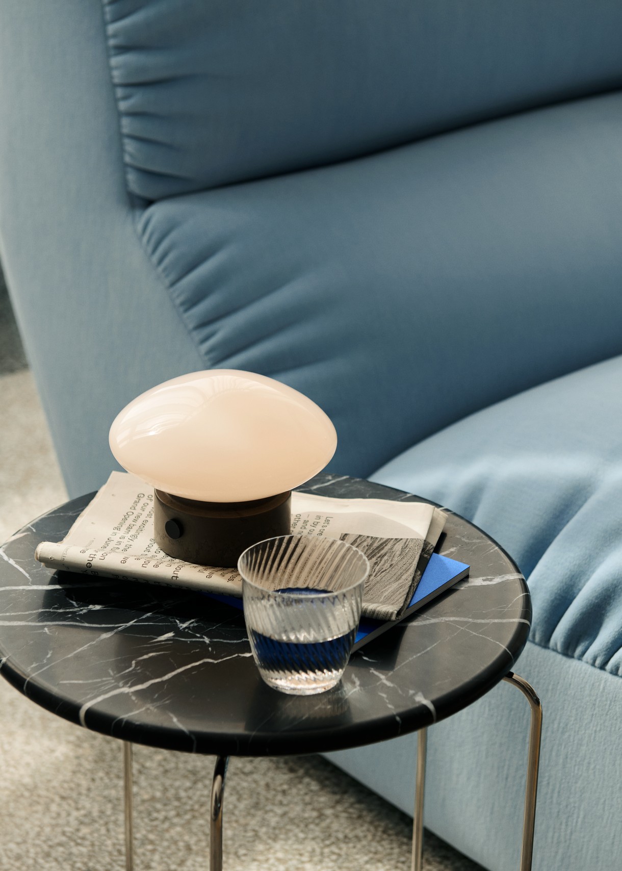 Sidebord - Verner Panton - Wire Stool marmor top - VP11 - Billede 13