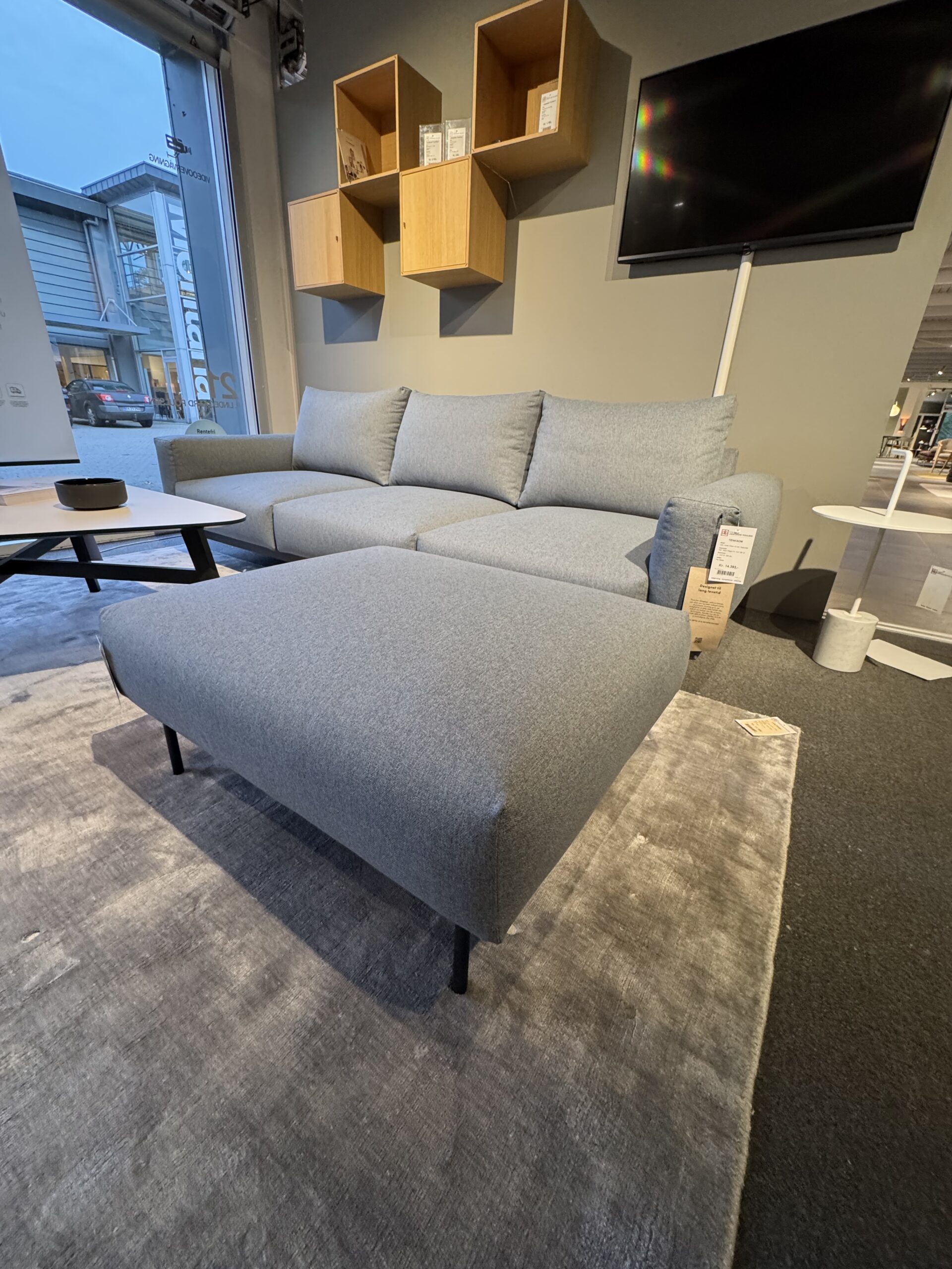 Sofa – Tenksom - Model Arthon inkl. skammel (udstillingsmodel) - Billede 4
