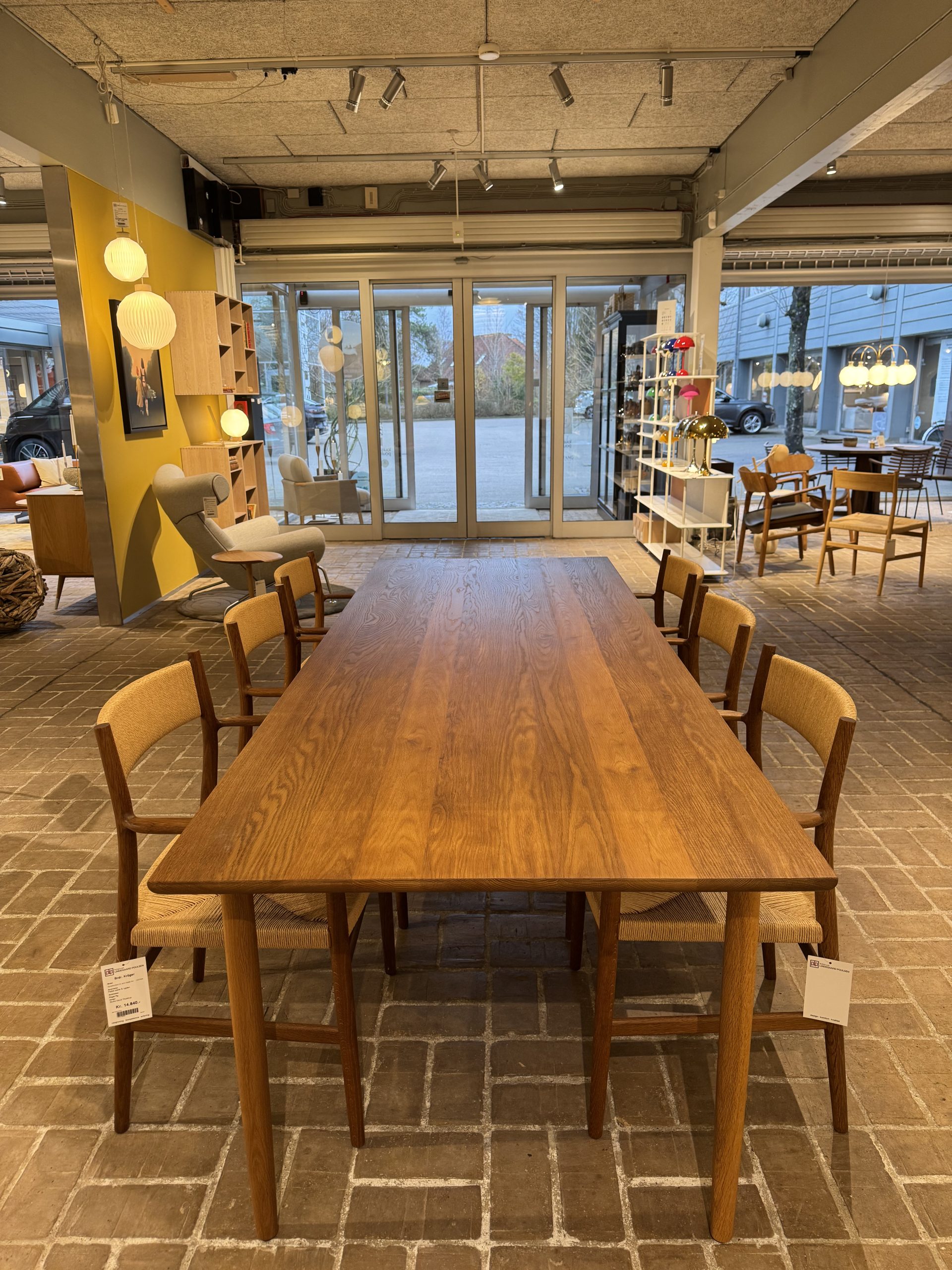 Brdr. Krüger - Arv Spisebordsæt - Spisebord & 6 stole (udstillingsmodel) - Billede 2