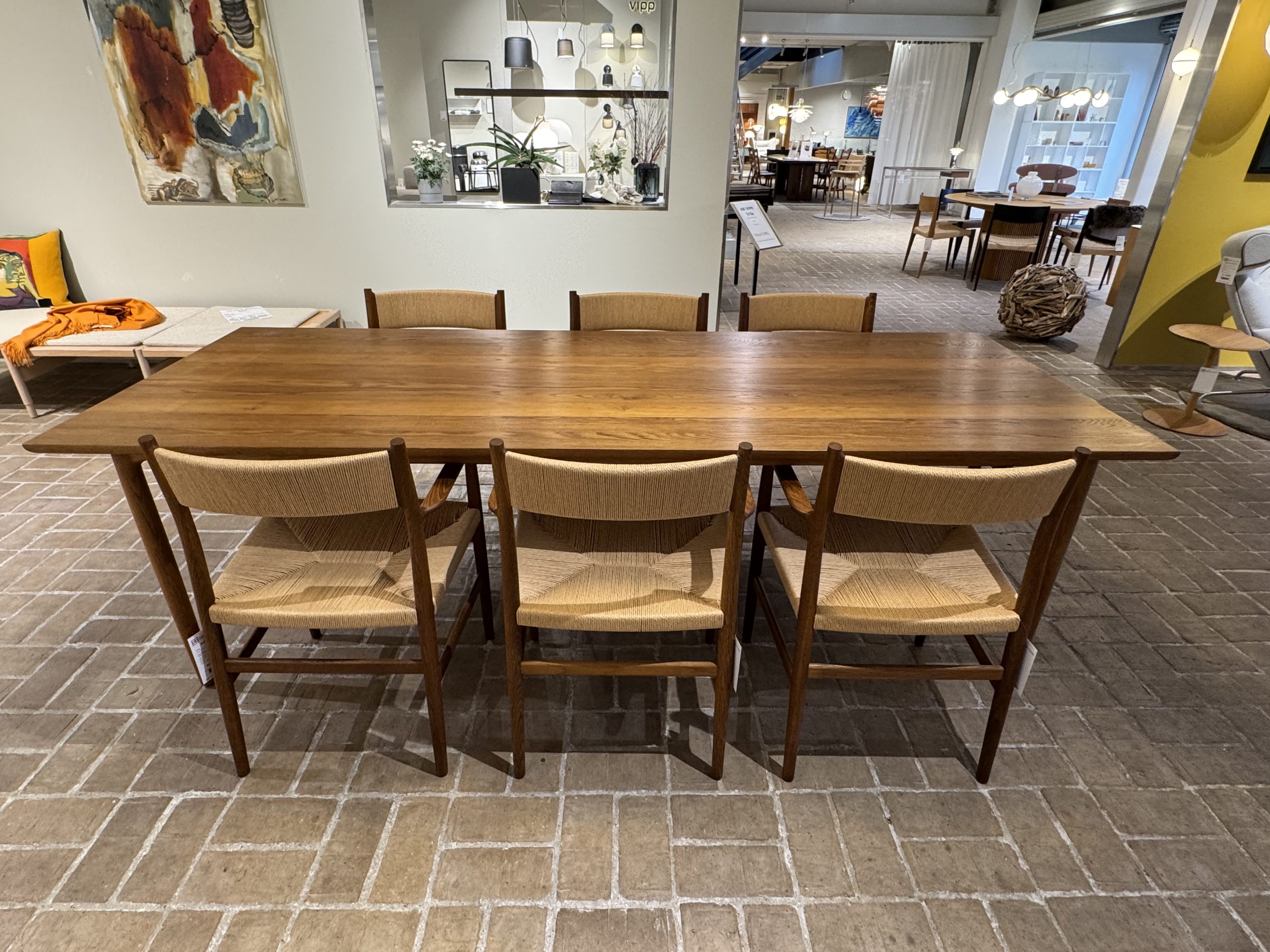 Brdr. Krüger - Arv Spisebordsæt - Spisebord & 6 stole (udstillingsmodel) - Billede 5