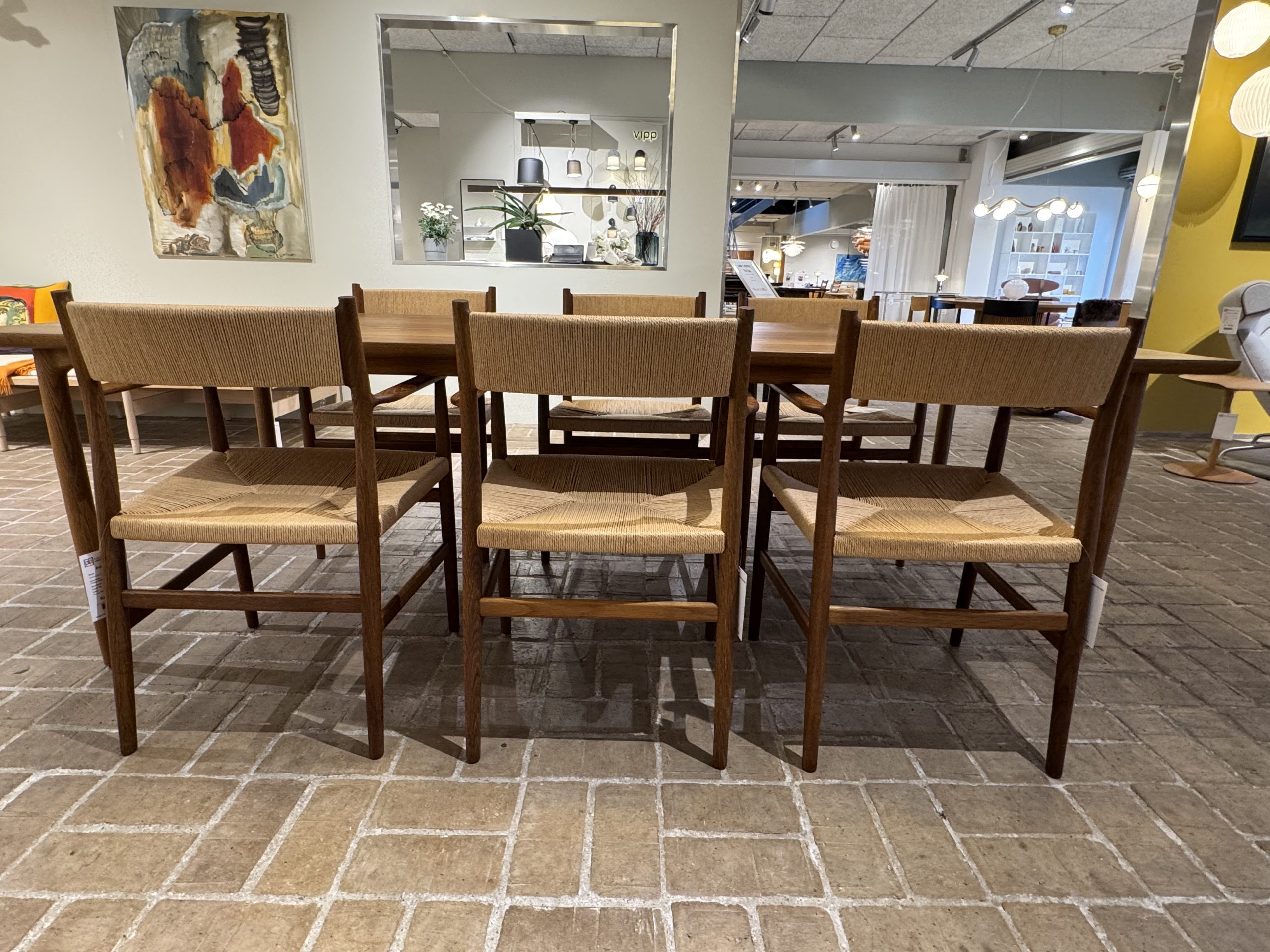 Brdr. Krüger - Arv Spisebordsæt - Spisebord & 6 stole (udstillingsmodel) - Billede 6