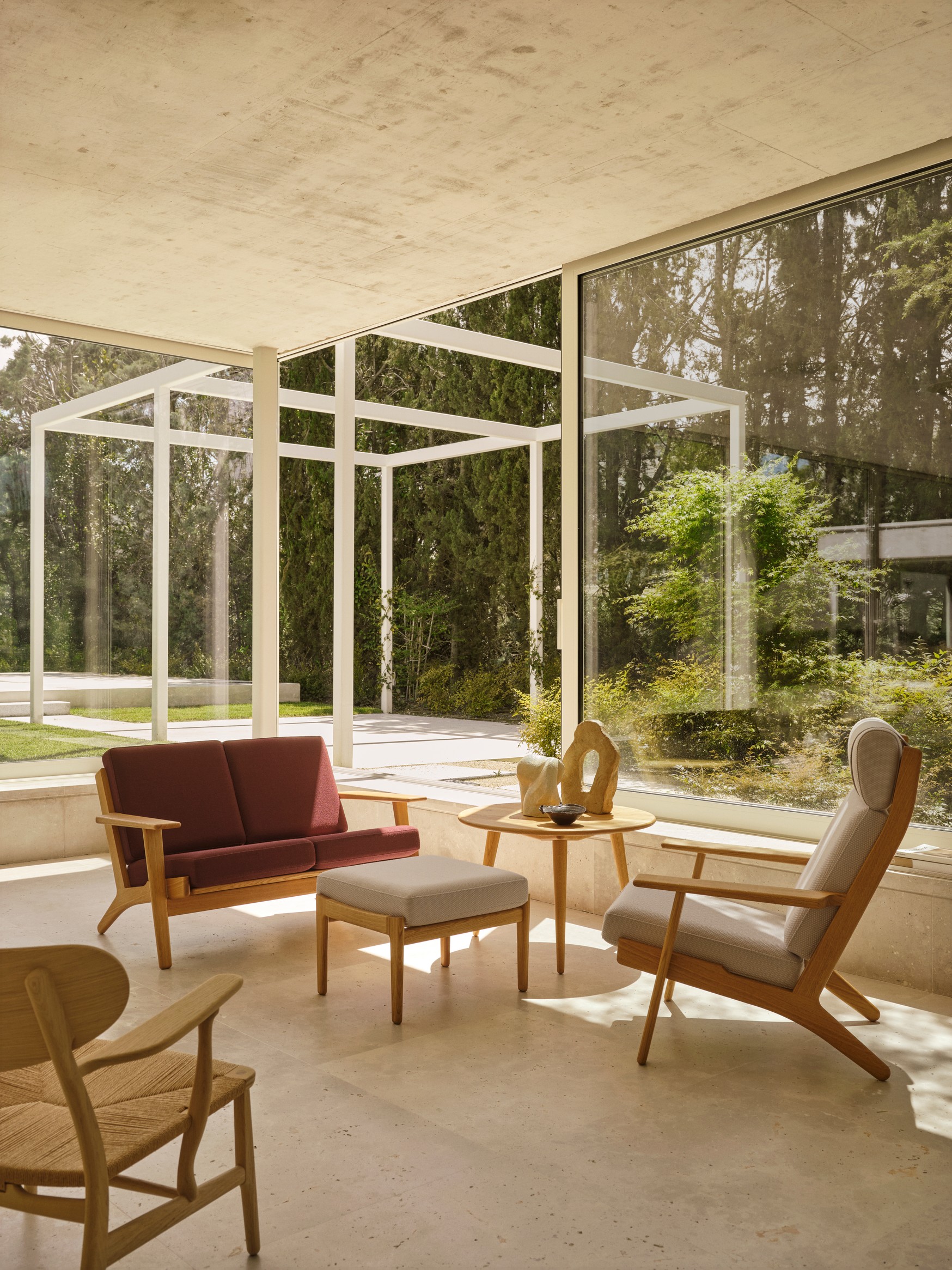 Loungestol - Wegner - Model CH291 - Billede 13