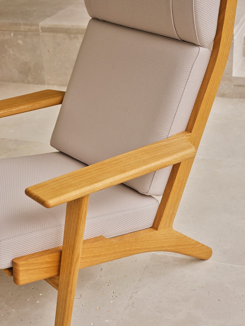 Loungestol - Wegner - Model CH291 - Billede 4