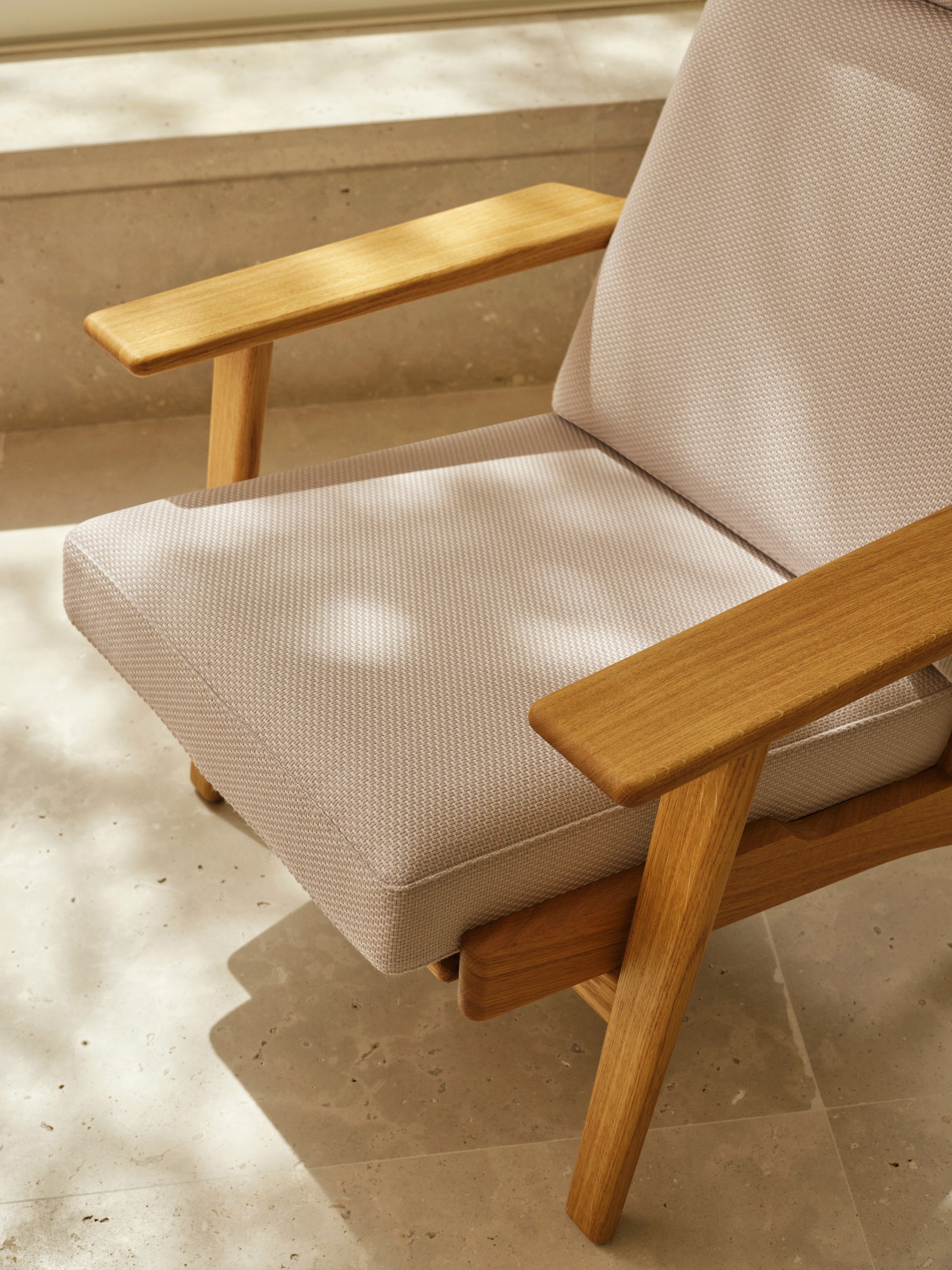 Loungestol - Wegner - Model CH291 - Billede 5