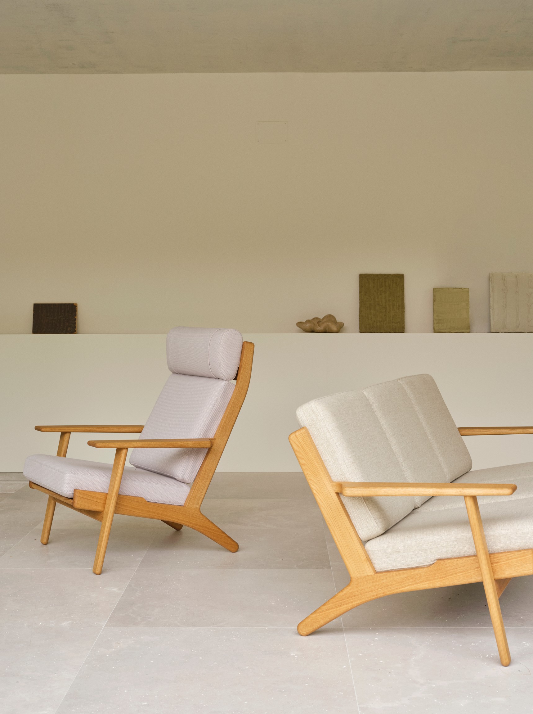 Loungestol - Wegner - Model CH291 - Billede 12