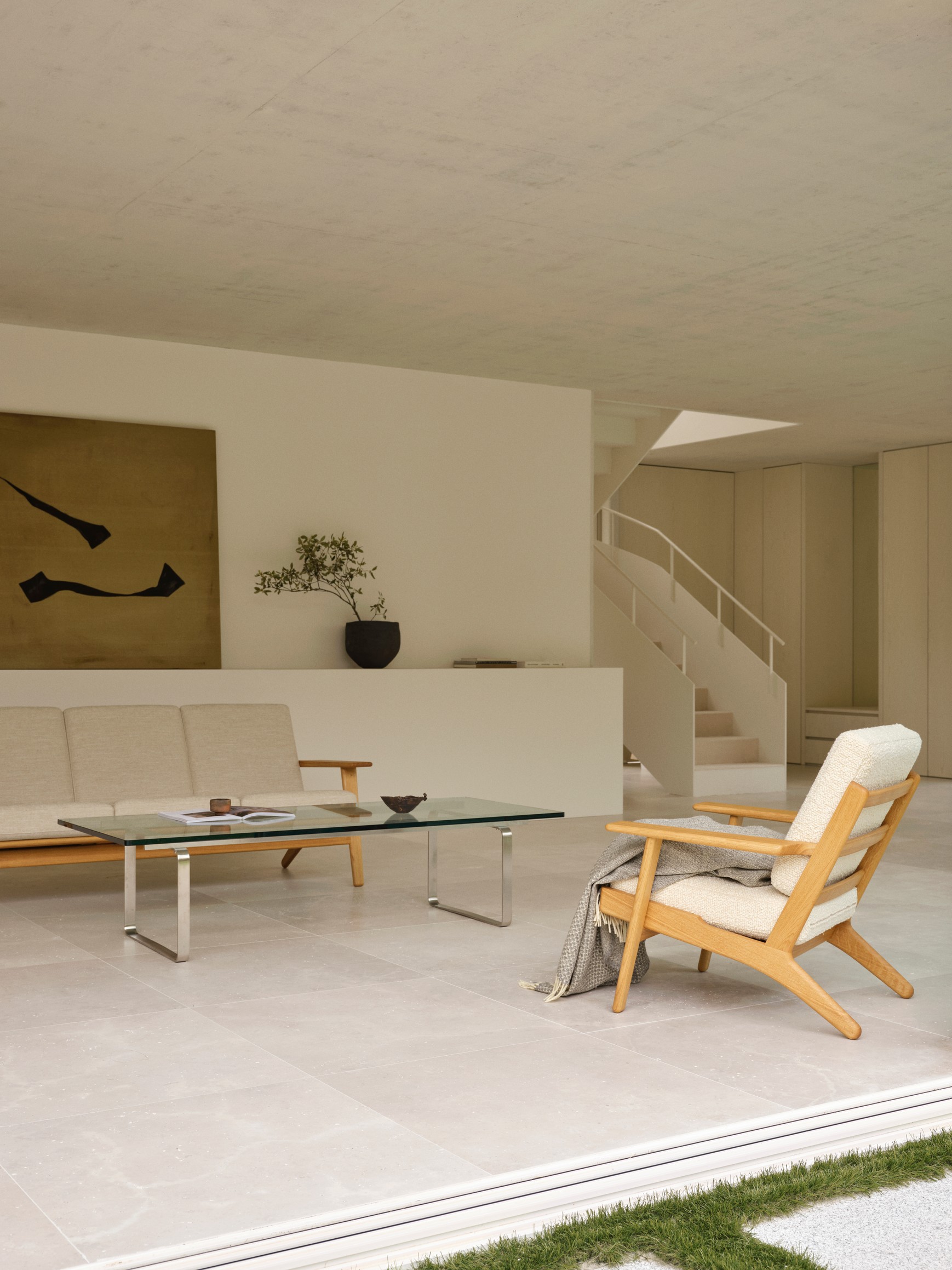 Loungestol - Wegner - Model CH290 - Billede 9