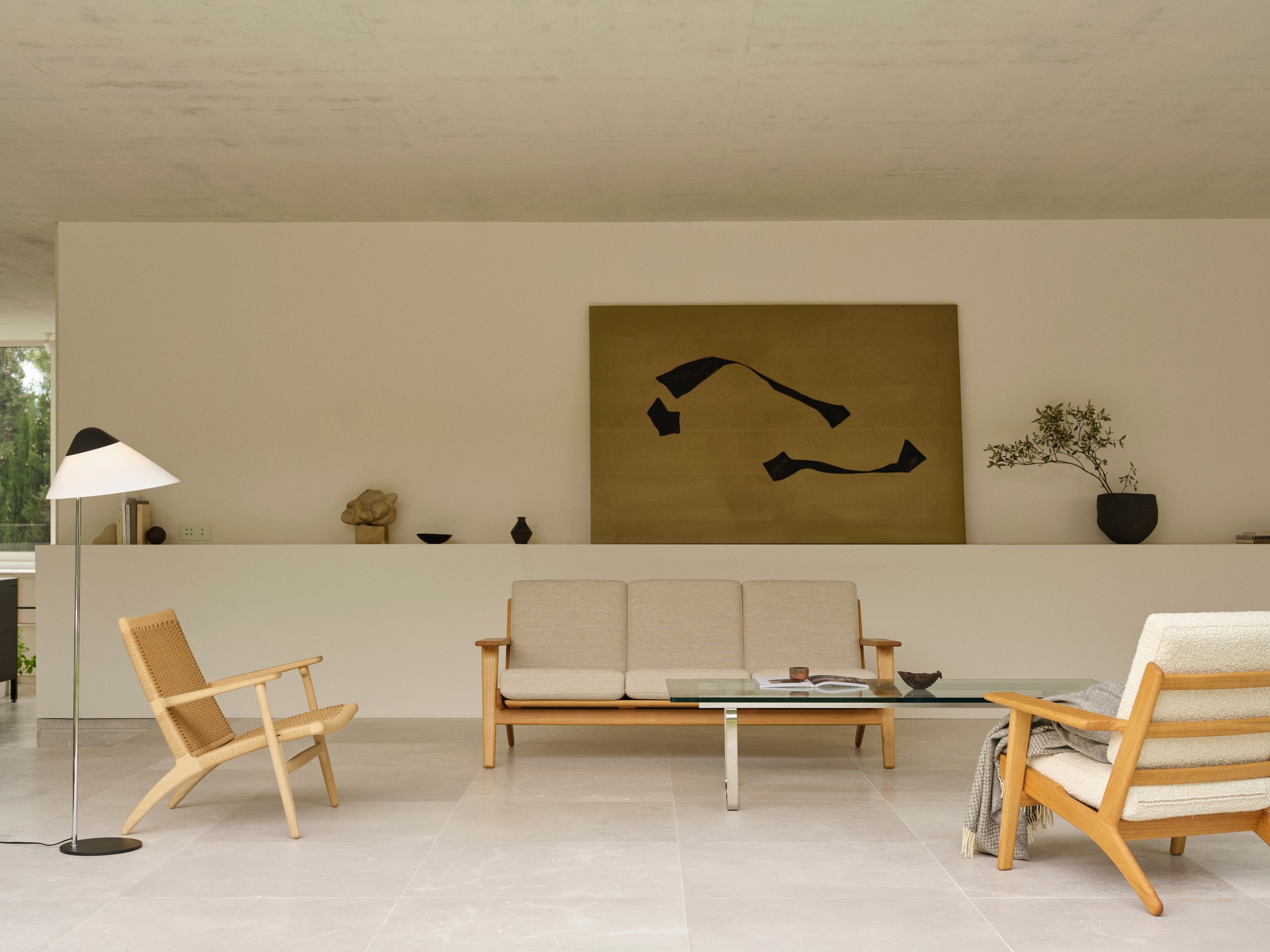 Loungestol - Wegner - Model CH290 - Billede 7