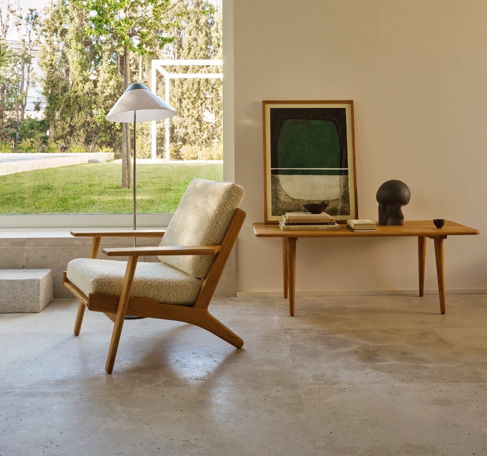 Loungestol - Wegner - Model CH290 - Billede 2