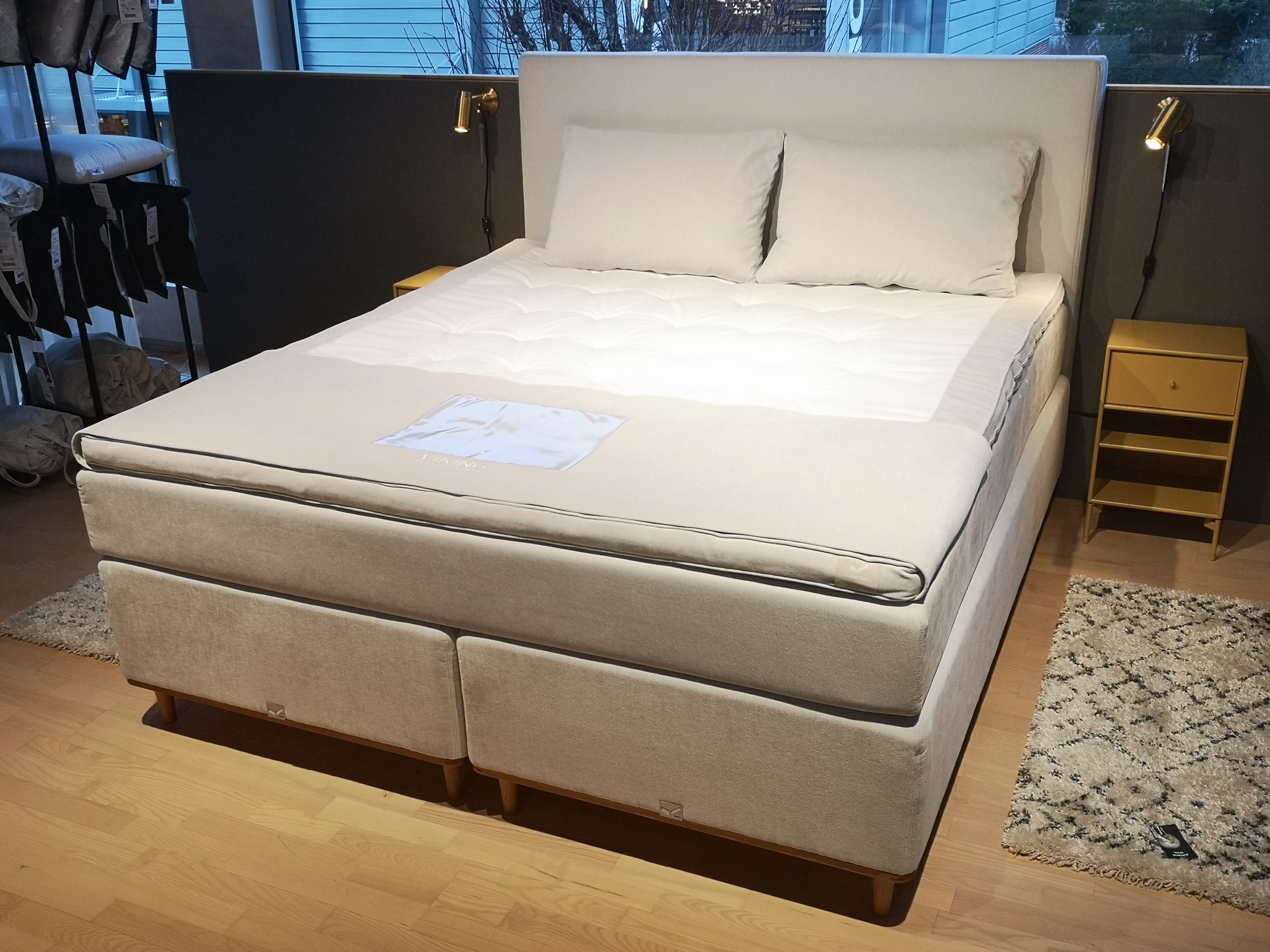 Viking Beds - kontinental seng med tilbehør - Adelsö (udstillingsmodel) - Billede 3