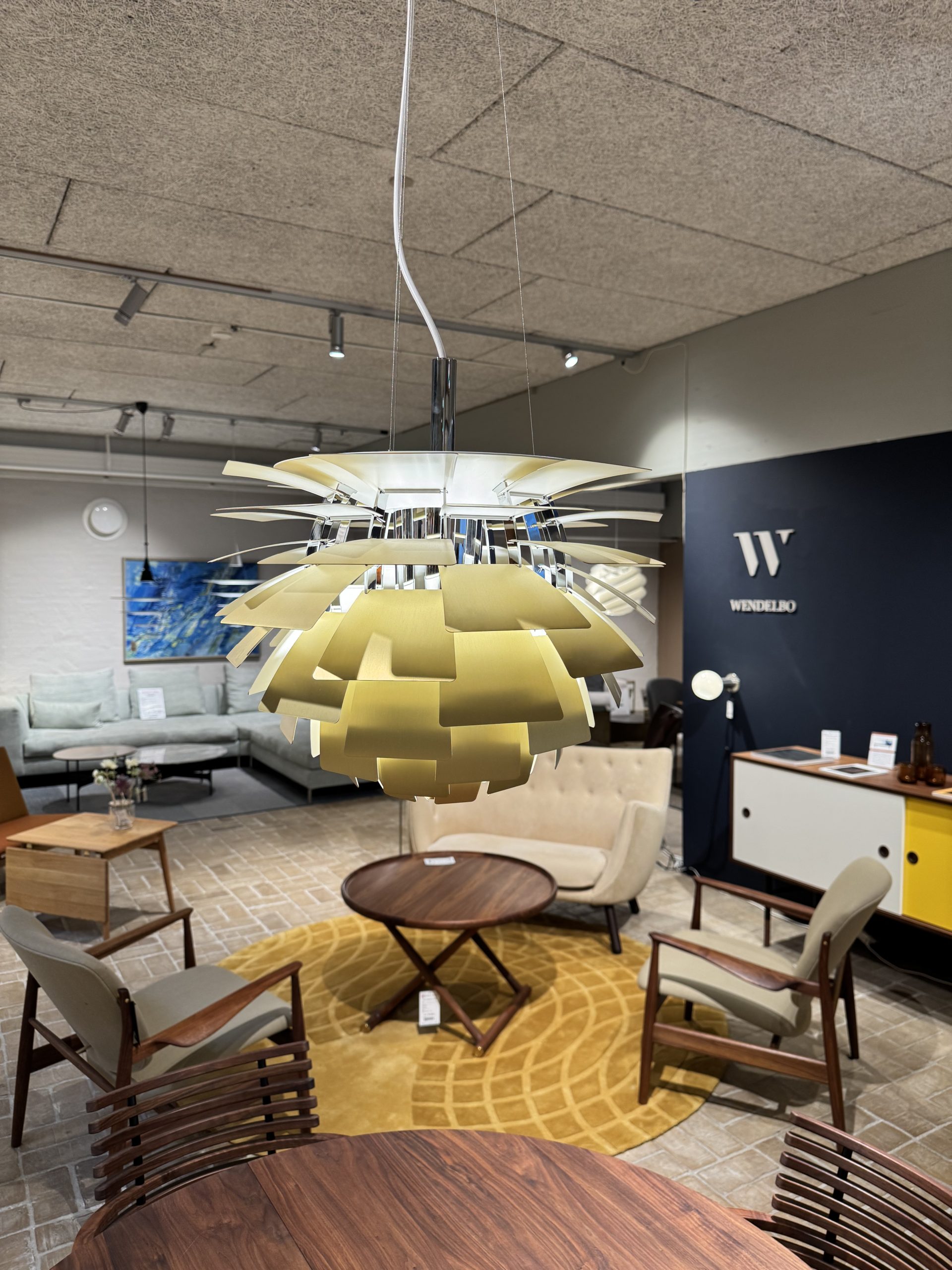 Pendel - PH Artichoke Ø480 - Børstet Messing (udstillingsmodel)