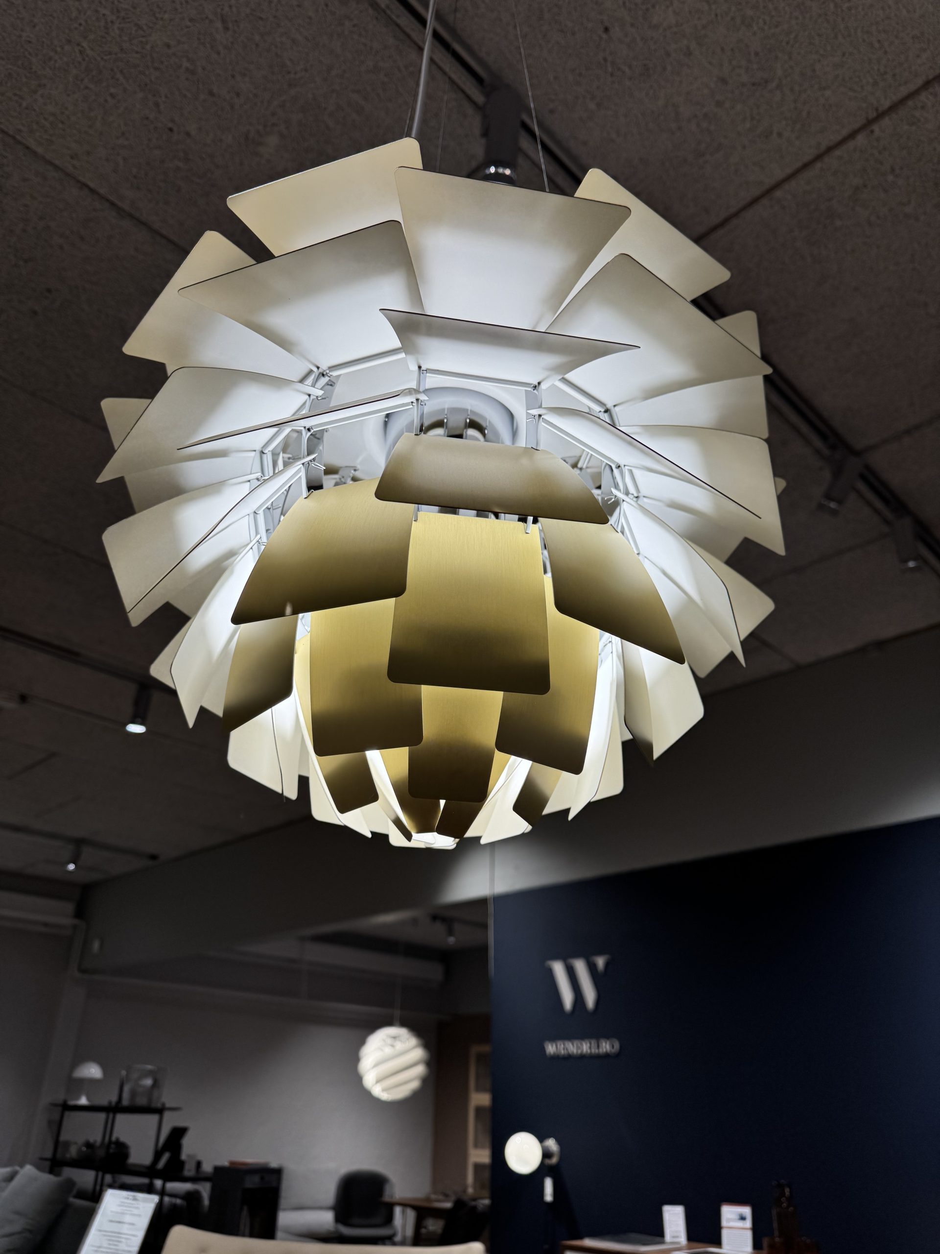 Pendel - PH Artichoke Ø480 - Børstet Messing (udstillingsmodel) - Billede 2