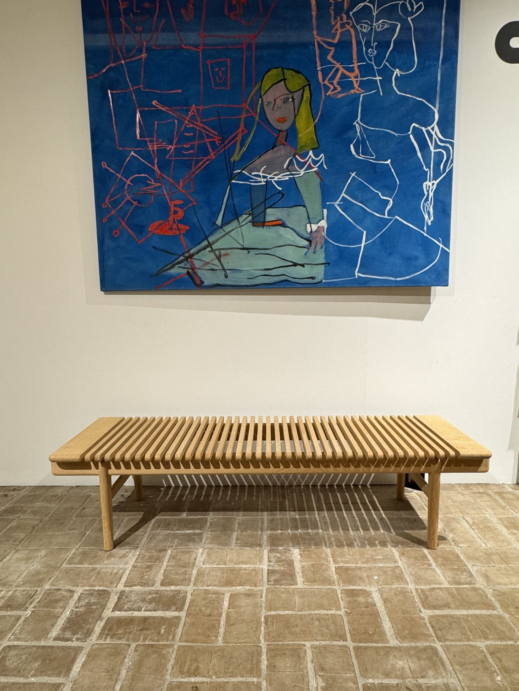 Tremmebænken - Wegner - Model PP589 (udstillingsmodel)