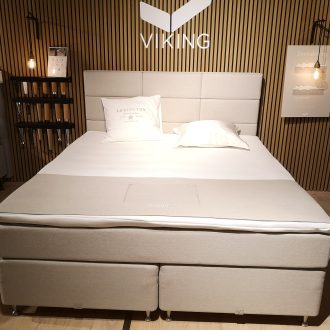 Viking Beds - kontinental seng - Birka (udstillingsmodel)