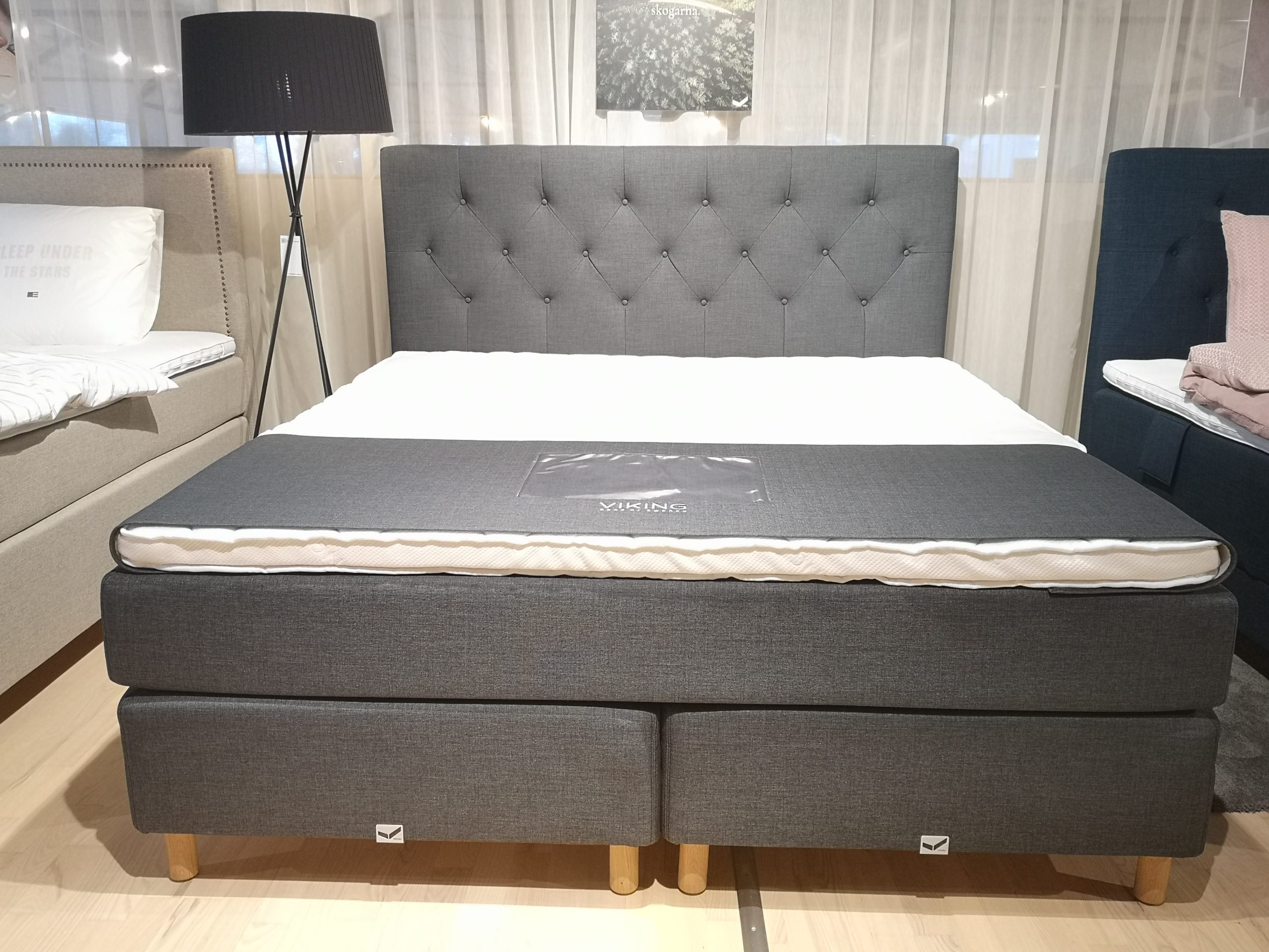 Viking Beds - kontinental seng - Ekerö (udstillingsmodel)