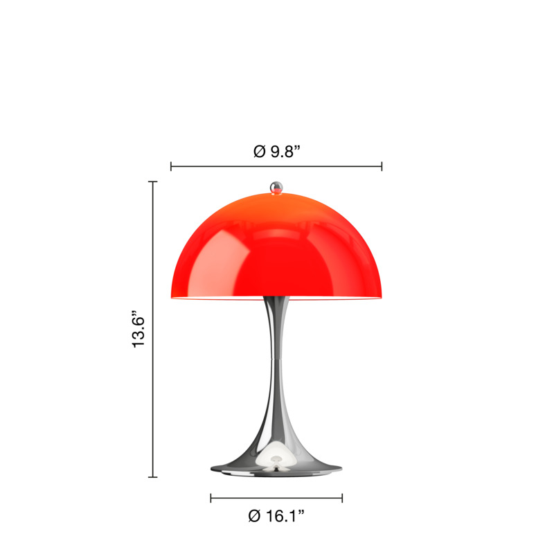Bordlampe - Panthella 250 Portable - Originals - Verner Panton - Billede 23