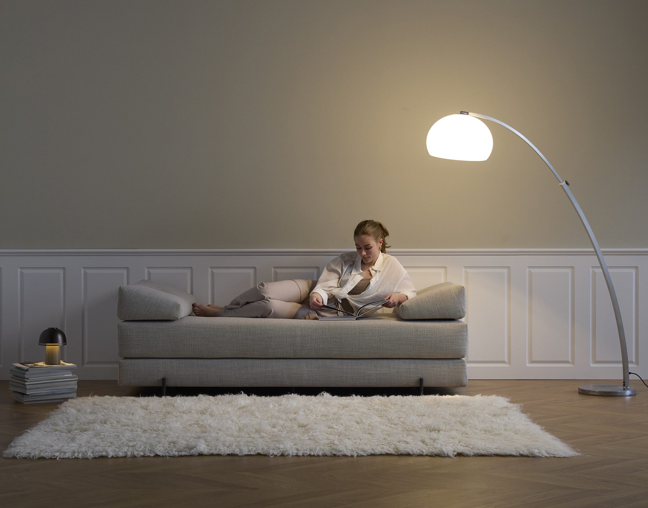 Sovesofa / Daybed - Model Sigmund - Kenya Lys - Kampagneudgave. - Billede 2