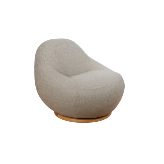 Gem loungestol med teak drejefod - Cane-line