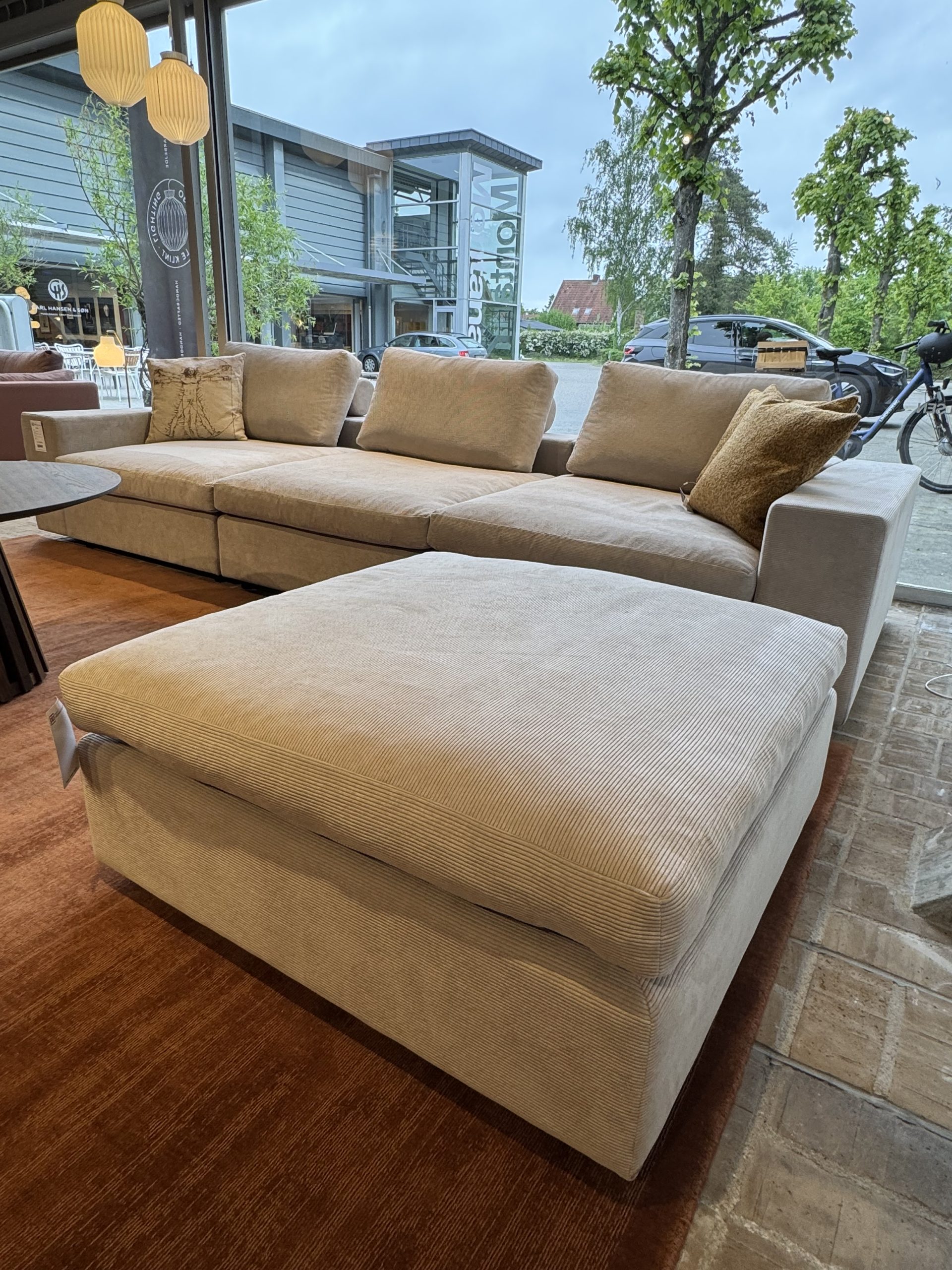 Modulsofa – Model Retreat inkl puf (udstillingsmodel) - Billede 5