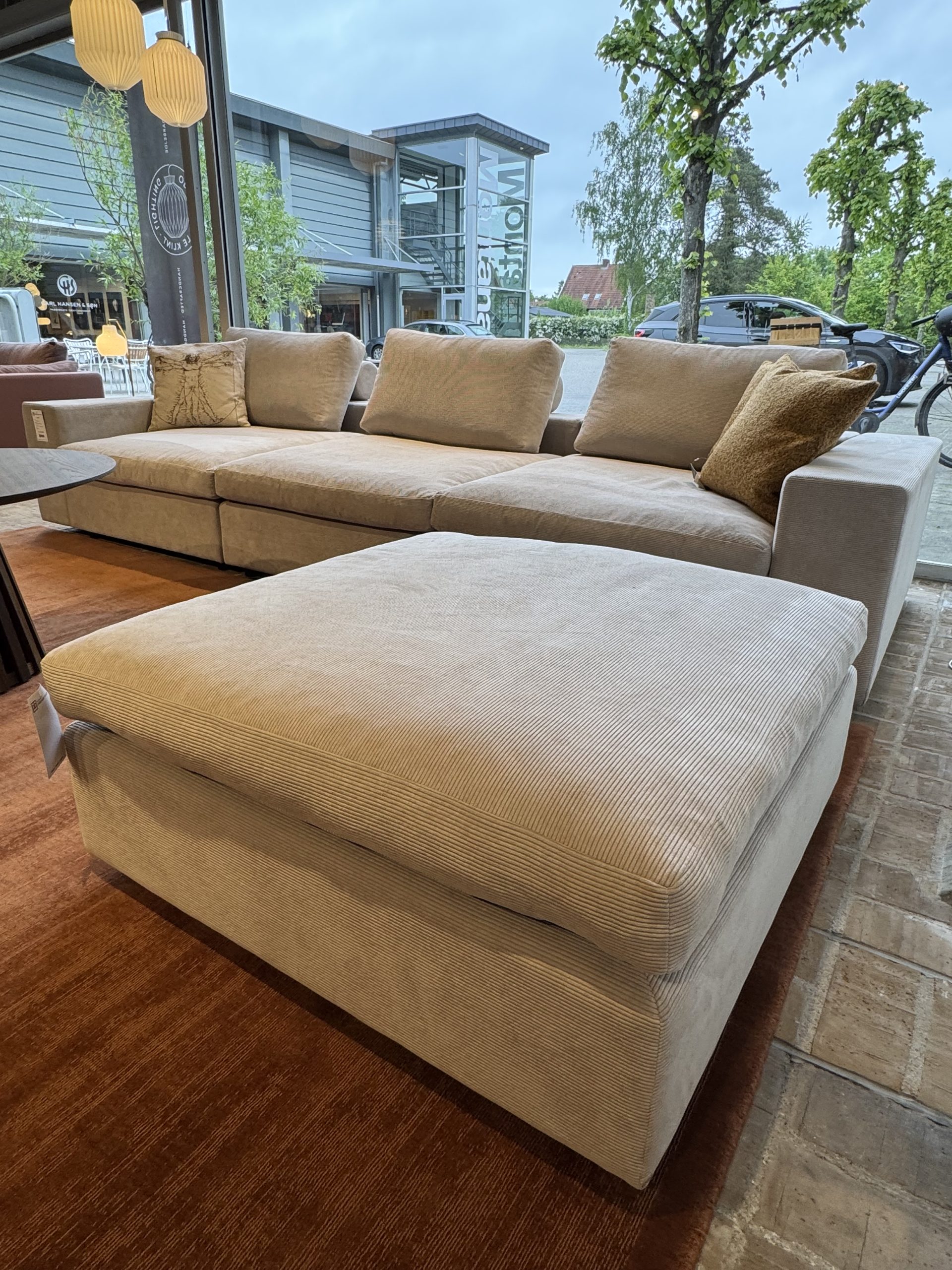 Modulsofa – Model Retreat inkl puf (udstillingsmodel) - Billede 2