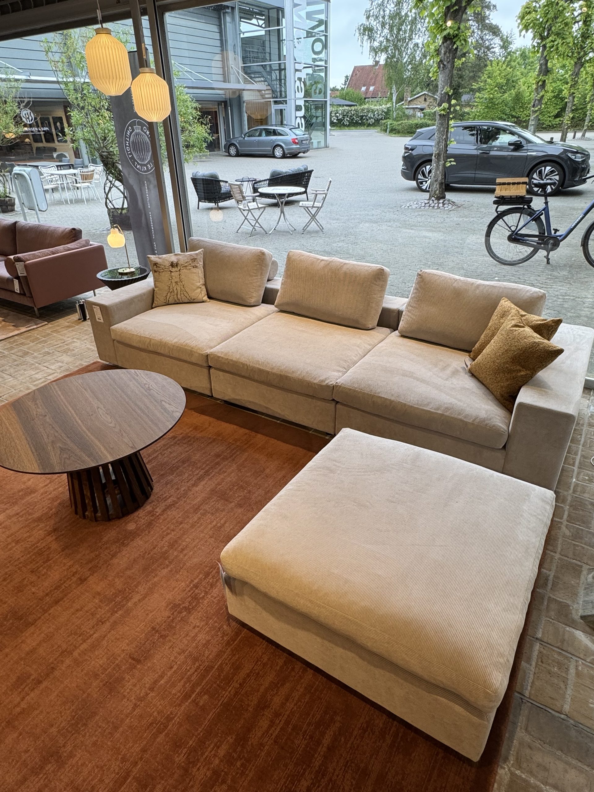 Modulsofa – Model Retreat inkl puf (udstillingsmodel) - Billede 3