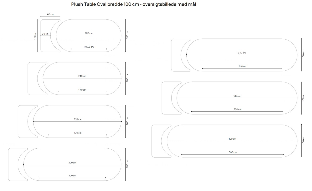 Spisebord - Plush Table Oval - Billede 24