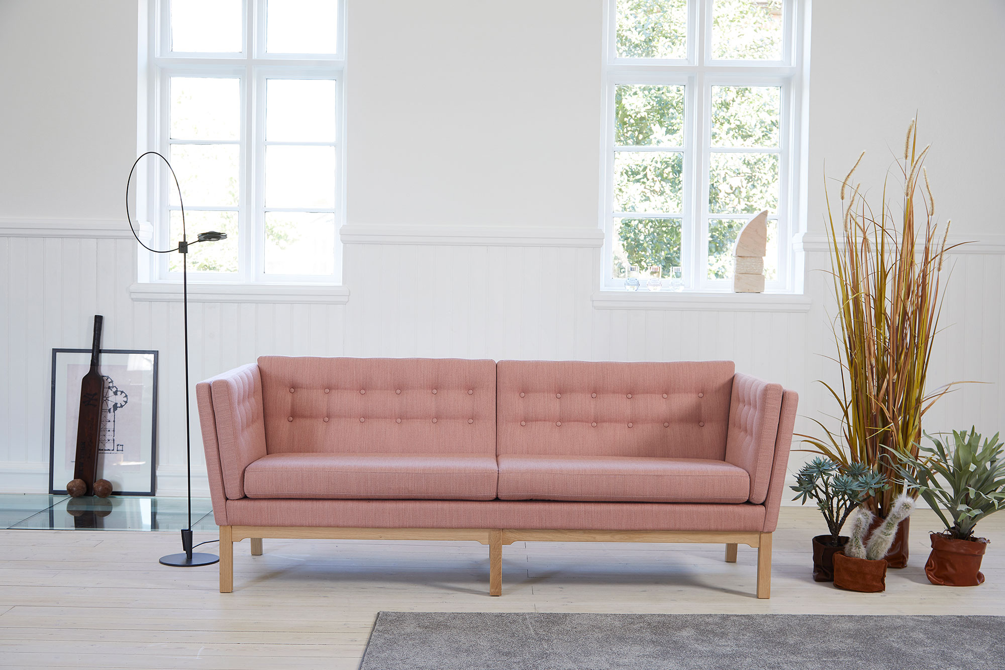 3 pers. sofa model AH 70 - Stof - KAMPAGNE - Billede 2