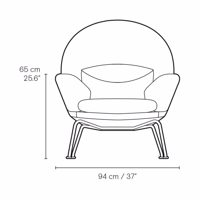 Oculus Chair - Wegner - Model CH468 Limited Edition - Billede 17